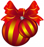 Merry Christmas Baubles PNG Images Full HD Free