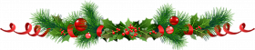 Merry Christmas Garland PNG Download Free