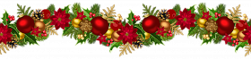 Merry Christmas Garland PNG Download Free
