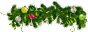 Merry Christmas Garland PNG Download Free HD