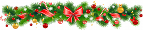 Merry Christmas Garland PNG Download Free HD