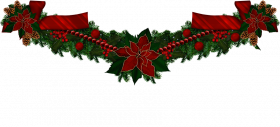Merry Christmas Garland PNG Download Free HD