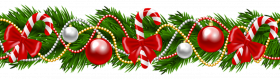 Merry Christmas Garland PNG Download Free HD