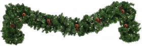 Merry Christmas Garland PNG Free Download