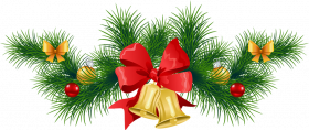 Merry Christmas Garland PNG Free Download