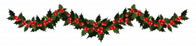 Merry Christmas Garland PNG Free Download