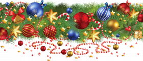 Merry Christmas Garland PNG Images Download HD