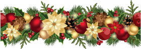 Merry Christmas Garland PNG Images Download HD
