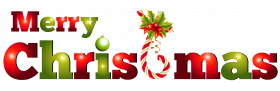 Merry Christmas Text Design PNG Clipart