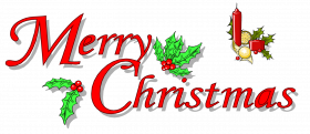 Merry Christmas Text Design PNG Clipart
