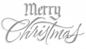 Merry Christmas Text PNG Free Download