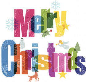 Merry Christmas Text PNG Free Download