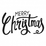 Merry Christmas Text PNG Image HD Download