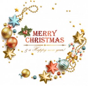 Merry Christmas Text PNG Image HD Download