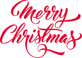 Merry Christmas Text PNG Transparent HD