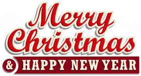 Merry Christmas Text PNG Transparent HD