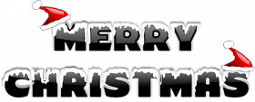 Merry Christmas Word PNG Download Free