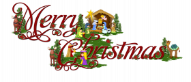 Merry Christmas Word PNG Download Free