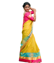 Nisha Guragain PNG in Saree Full HD