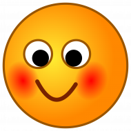 Orange shyness png image Emoji Download