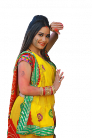 Picsart Holi Photo Editing Girls PNG Download Free