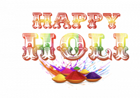 Picsart Holi Text PNG Transparent Image Download Free