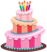 Pink Birthday Cake PNG Full Hd Free Download