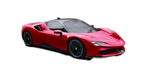 Red Ferrari Car Free PNG Download HD