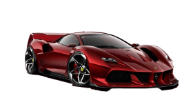 Red Ferrari Car PNG Image Download Free