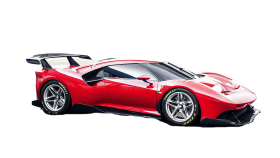 Red Ferrari Transparent PNG image HD