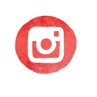 Red Watercolor Instgram Logo PNG