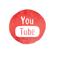 RED Watercolor Youtube PNG