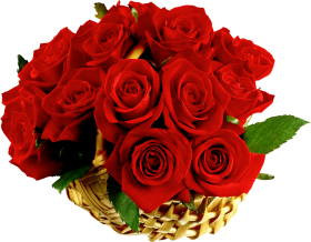 Rose Bouquet Flowers PNG Images