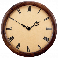 Round wall clock transparent image