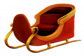 Santa Sleigh PNG Image Download Full HD Free