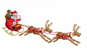 Santa Sleigh PNG Image Download Full HD Free