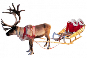 Santa Sleigh PNG Image Download Full HD Free