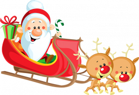 Santa Sleigh Png Images Free Download Hd