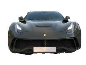 Silver Ferrari Transparent PNG Download