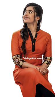 Sitting Rashmika Mandanna Png Hd