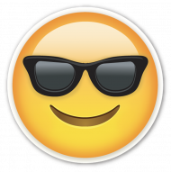 Smiling Face With Sunglass Emoji PNG Images