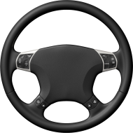 Transparent Racing Steering Wheel PNG