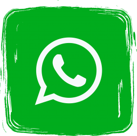 Whatsapp icon in paint style Free PNG