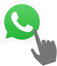 Whatsapp Icon with hand PNG Hd